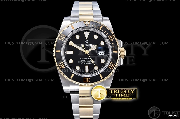 1020 Submariner 116613LN 904L YG SS Black ARF V3 SH Breathable 1086